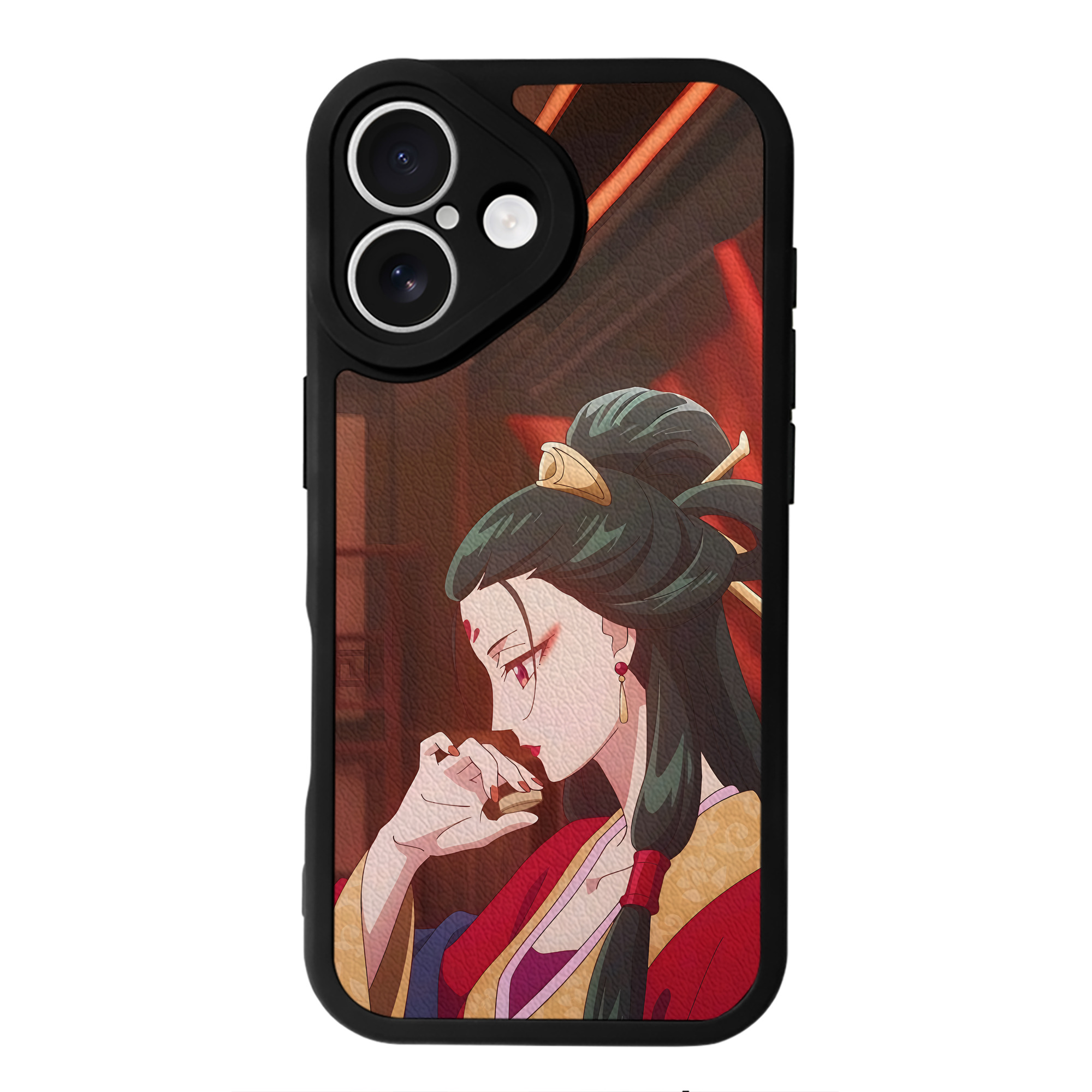 （画像用） 薬屋のひとりごと The Apothecary Diaries 【iPhone 16シリーズ対応】シリコンスマホケース（レザー調） 材質：シリコン